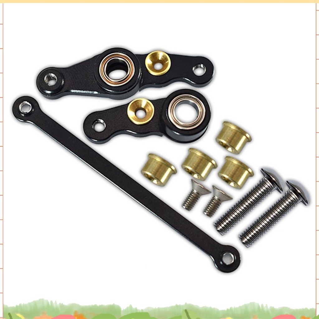 โลหะพวงมาลัยส่วนประกอบพวงมาลัยสําหรับ DF01 TA01 TA02 M1025 RC รถอัพเกรดอะไหล่อุปกรณ์เสริม,6