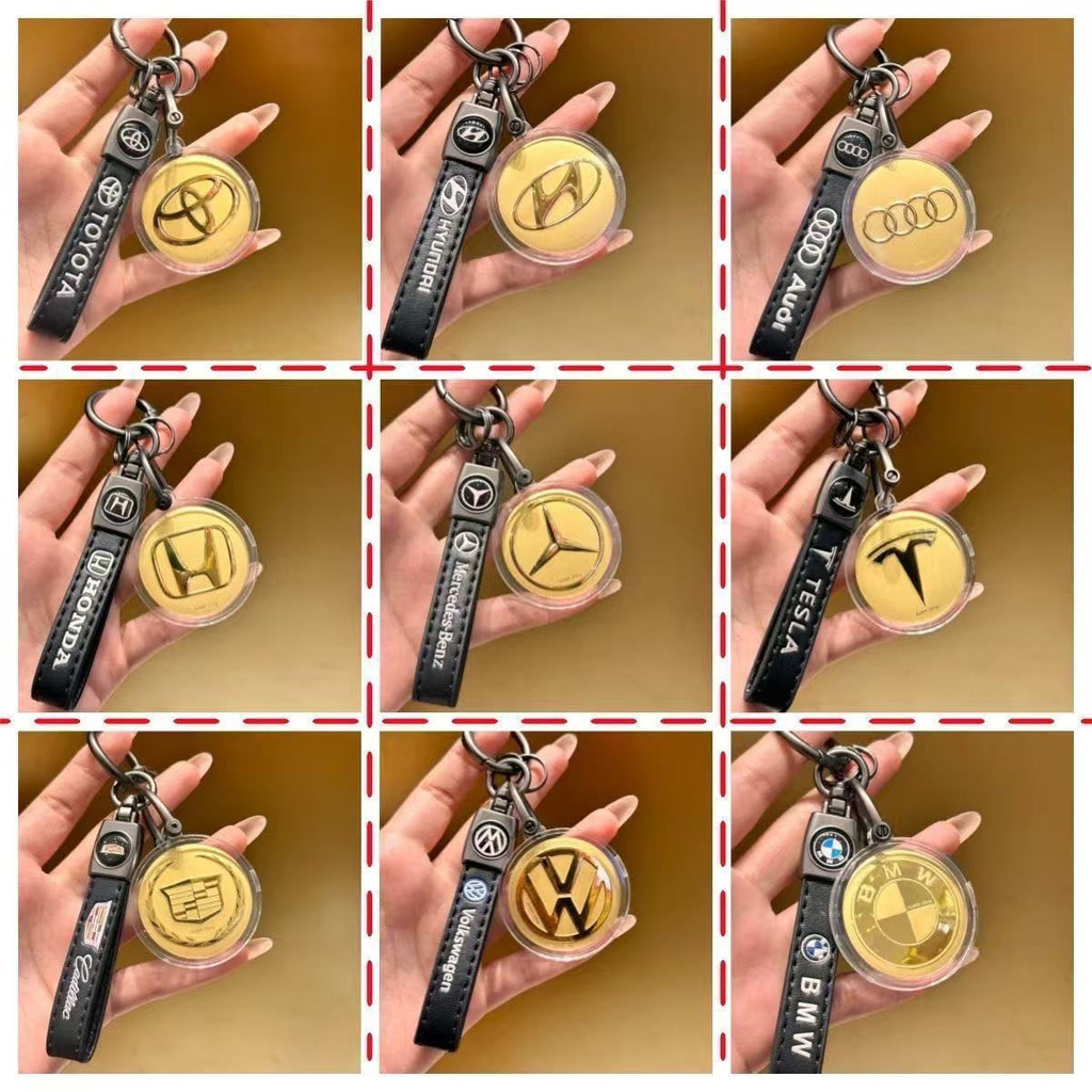 人气推荐足金999汽车20mg标钥匙扣520送男友礼物父亲节钥匙挂件钥匙链挂饰Full gold 999 car 20mg standard keychain