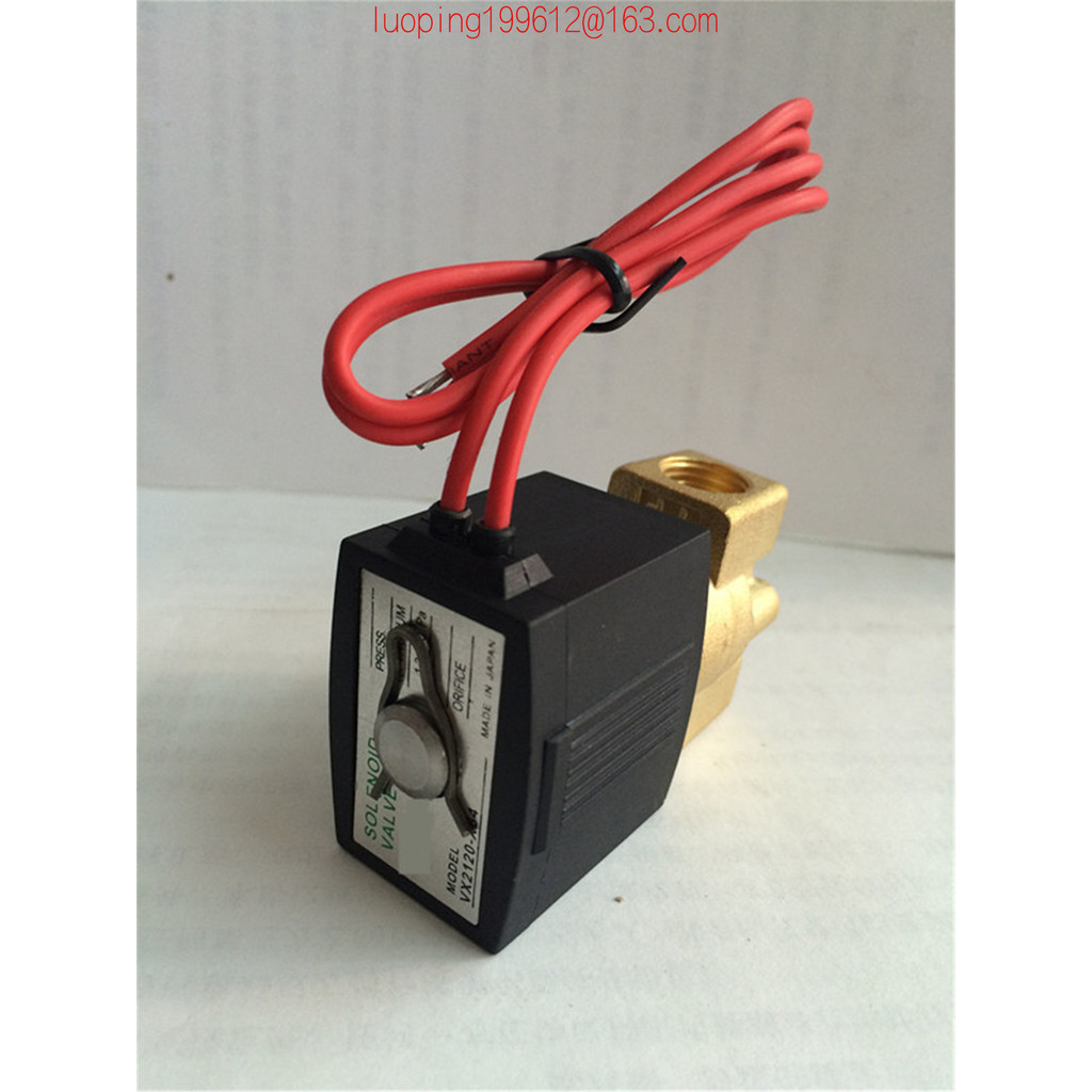 โซลินอยด์วาล์ว VX2120-X64 VX2120-08 2 จุดโซลินอยด์วาล์วน้ําวาล์วอากาศ AC220V24V