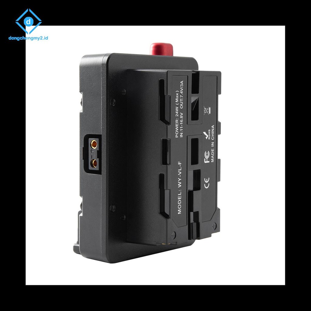 Power Adapter Mount Plate สําหรับ Mini Nano V/V Mount แบตเตอรี่ NP-F NP-F960 NP-F970,D-Tap สําหรับกล