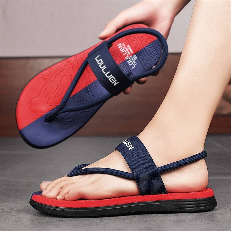 Sandals Men's Summer Outdoor Casual Niche Design Flip-Flops Trendy Men's Driving Sports Beach Sandal