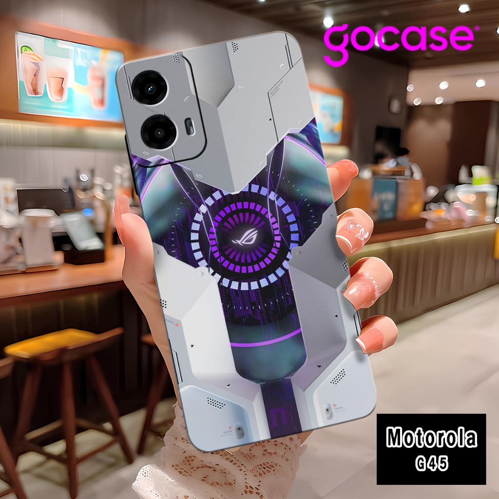 (UV 49) ยางยืดหยุ่น Softcase สําหรับ Motorola G45 l Pro Camera l ปลอกล่าสุด l เคสสําหรับหญิงและชาย l