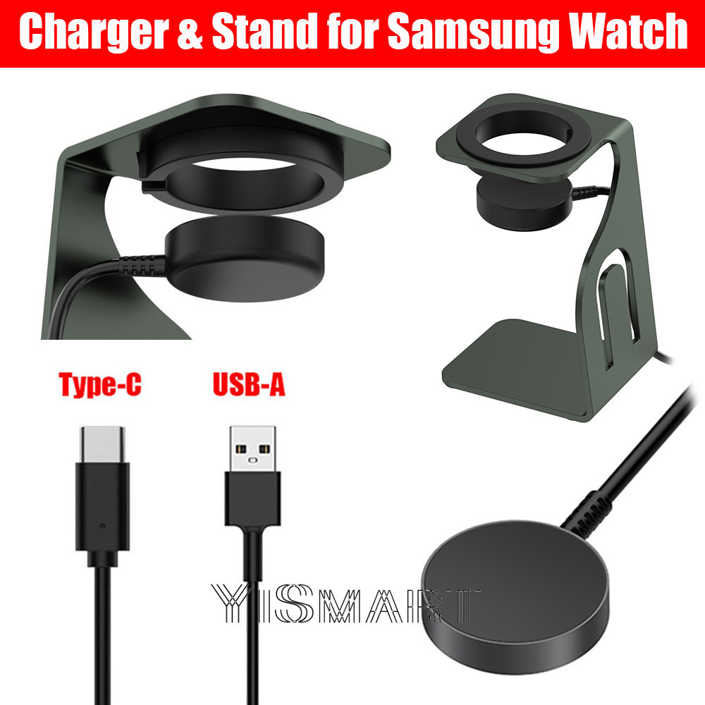 แท่นชาร์จสําหรับ Samsung Galaxy Watch 8 7 6 5 4 Active 2 สายชาร์จสําหรับนาฬิกา Ultra FE 8 Classic