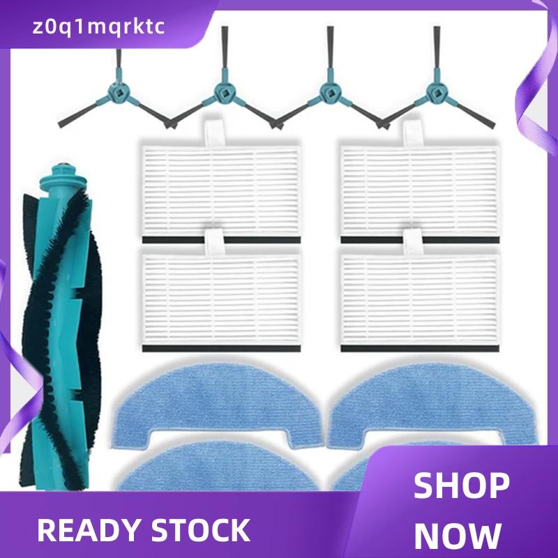 z0q1mqrktc สําหรับ Q8 / Q8Max, E10, D10, T10 Lite ชิ้นส่วนสูญญากาศหลักแปรงด้านข้าง Hepa Filter Mop ผ