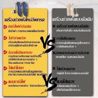 เครื่องช่วยฟังแบบชาร์จไฟได้ ขนาดเล็ก ปรับเสียงได้ เครื่องขยายเสียง หูฟังสำหรับคนหูหนวก เครื่องช่วยฟังสำหรับผู้สูงอายุ