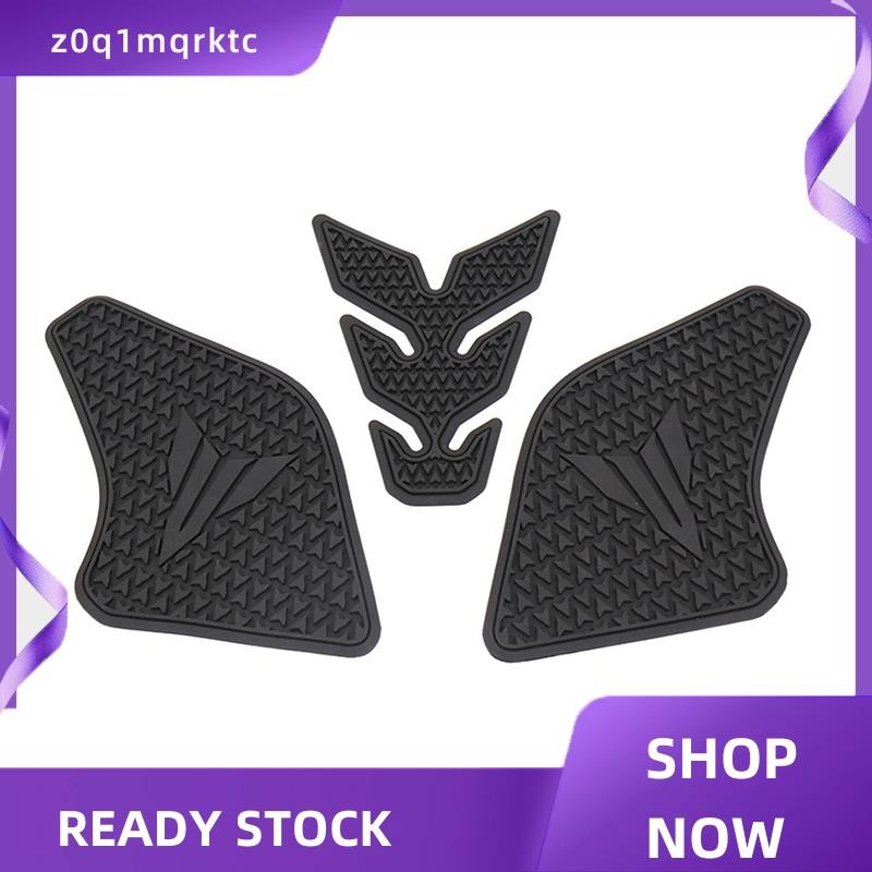 z0q1mqrktc รถจักรยานยนต์ลื่นด้านข้างถัง Pad สติกเกอร์สําหรับ MT07 MT-07 2021 แผ่นกันน้ํา