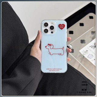 โปร่งใส จัดส่งจากประเทศไทย สไตล์อินสตา สุนัขเล็กน่ารัก for iPhone เคสไอโฟน 11 12 13 14 15 16 PLUS PRO MAX X XS MAX XR 7