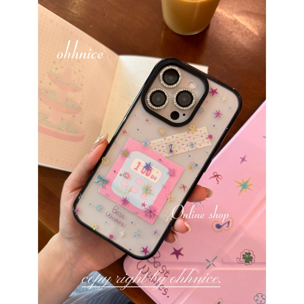 Love Heart Bow Tie เคสโทรศัพท์ Drop-Resistant สําหรับ iPhone 16 Promax 15 Promax 11 12 13 14plus 15plus 16e 16plus 15pro
