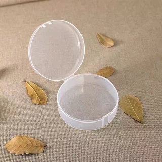 Crystal กล่องเก็บพัฟแป้ง กล่องเก็บฟองน้ําแต่งหน้า กล่องพัฟเปล่า กล่องเก็บพัฟพิเศษ วัสดุ PP ใส