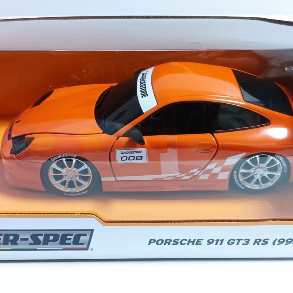 จัดส่งรวดเร็ว Jiada 1/24 Porsche 911 GT3 RS รถสวยมาก