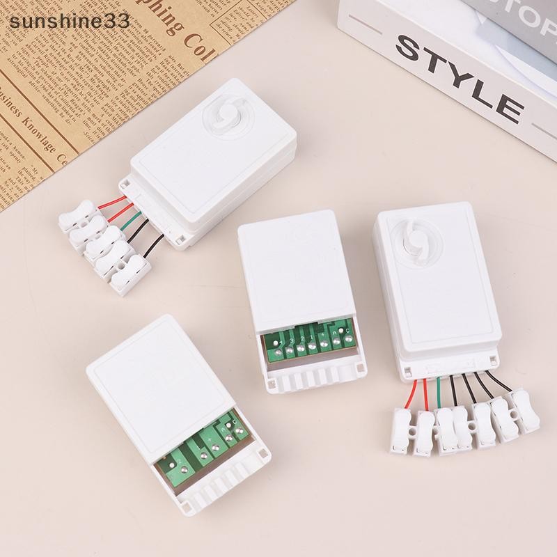 SU LED String Dimmer EK-04 2/4-Way 8 Function Knob/Solder-Free Type Push Button Type Light Adjustmen