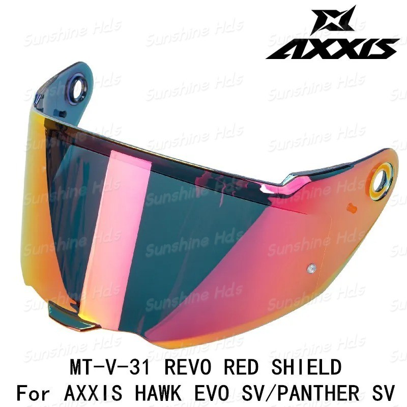 โล่หมวกกันน็อค Axis สําหรับ HAWK EVO SV PANTHER SV หมวกกันน็อคเปลี่ยนกระจก MT-V-31 Shield AXXIS อุปก