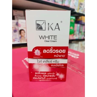 (ยกกล่อง 6 ซอง) KA เค.เอ.ครีมไวท์เเละเซรั่มครีมซองเคเอกันแดดกลางคืนกลางวัน