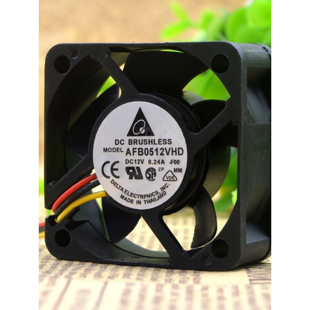 DELTA DELTA AFB0512VHD 5020 12V 0.24 A 5cm Double Ball Server Fan