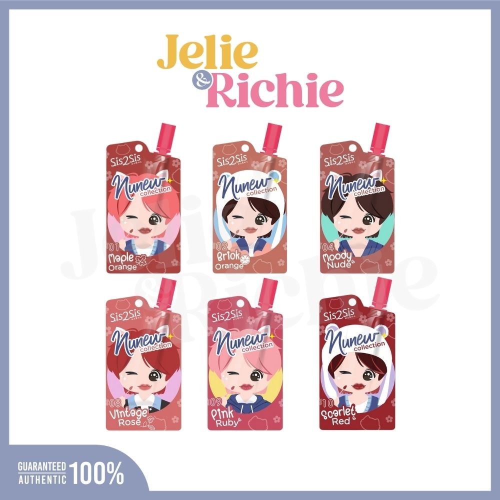 [ซอง] ซิสทูซิส เวลเวท แมตต์ นุนิว คอลเลคชั่น 2g Sis2Sis Velvet Matte Nunew Collection 2g