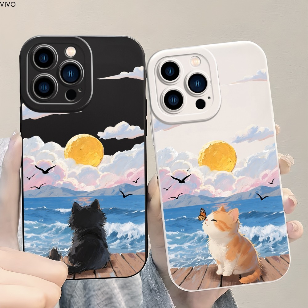 VIVO Y21 Y33S Y33T Y15S Y50 Y76 Y72 Y20 Y20S Y12S Y12A Y17 Y15 Y12 Y16 Y19 Y91C V25 V23 V23E V20 Pro 5G เคสวีโว่ แมงมุม