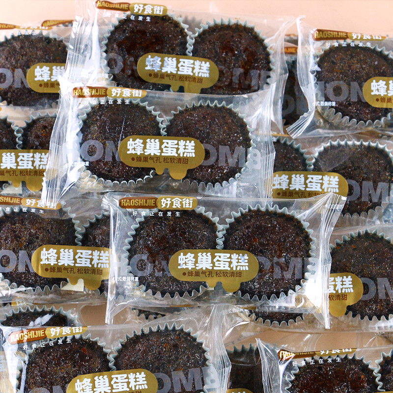 Good Food Street Honeycomb Cake Bread อาหารเช้าอาหารสําเร็จรูป Campus Student Snacks ของว่าง Casual 