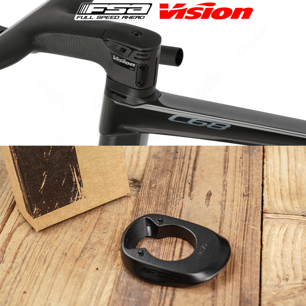 VISION Plum Blossom Colnago V4RS/C68 ระบบสายไฟด้านในเต็มรูปแบบชุดชามฝาครอบแบบบูรณาการ 5DACR ที่จับแบ