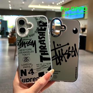 For เคสโทรศัพท์ OPPO A3 A3X A60 5G A9 A18 Stussy A38 A15 A15s A60 A35 A17 A17K A79 5G OPPOA57 4G A55 A77 A77S 4G