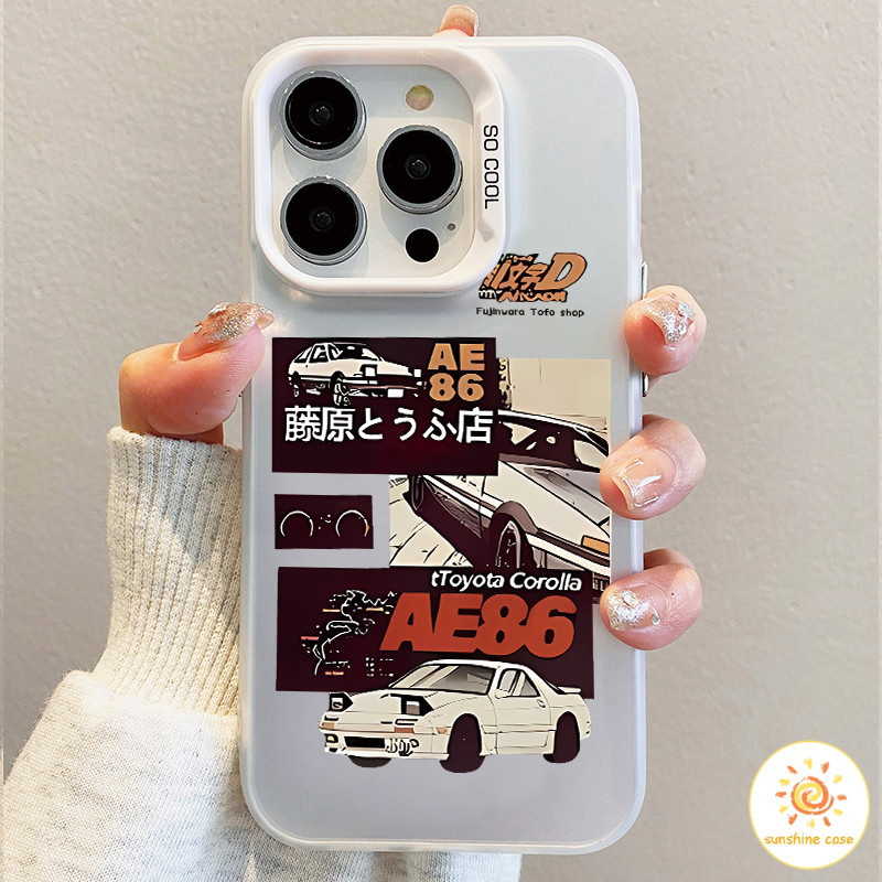 เคสโทรศัพท์หนัง Initial D ไอโฟน11 For iPhone12 13 14 15Pro MAX X XS XR XS 6 7 8Plus SE2020 เคสโทรศัพท์