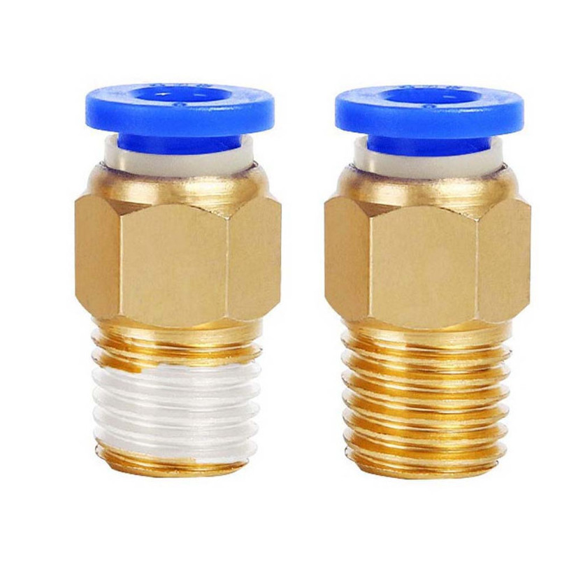 ข้อต่อลมเกลียวนอก ขนาด 8mm. 01-04