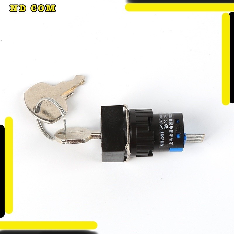 สุดคุ้ม! สวิตช์กุญแจ 16มิล  3จังหวะ  2จังหวะ   พร้อมส่งในไทย16mmLA16F-11Y/2  ส่งทุกวัน