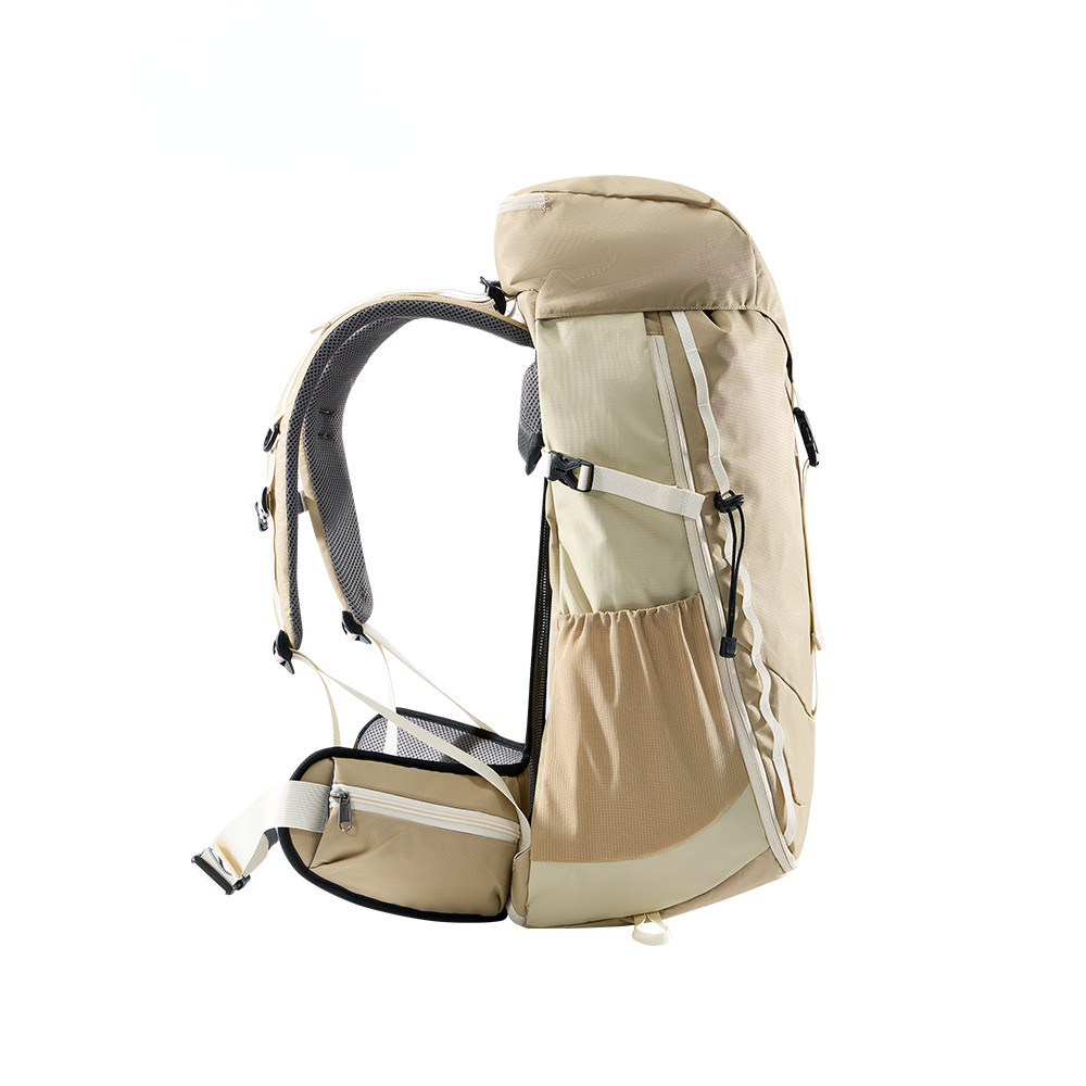 CAMEL CROWN กระเป๋าปีนเขากันน้ําเดินป่าใหม่, กระเป๋าเป้สะพายหลังบีบอัดระบายอากาศระดับมืออาชีพ 45 ลิตร