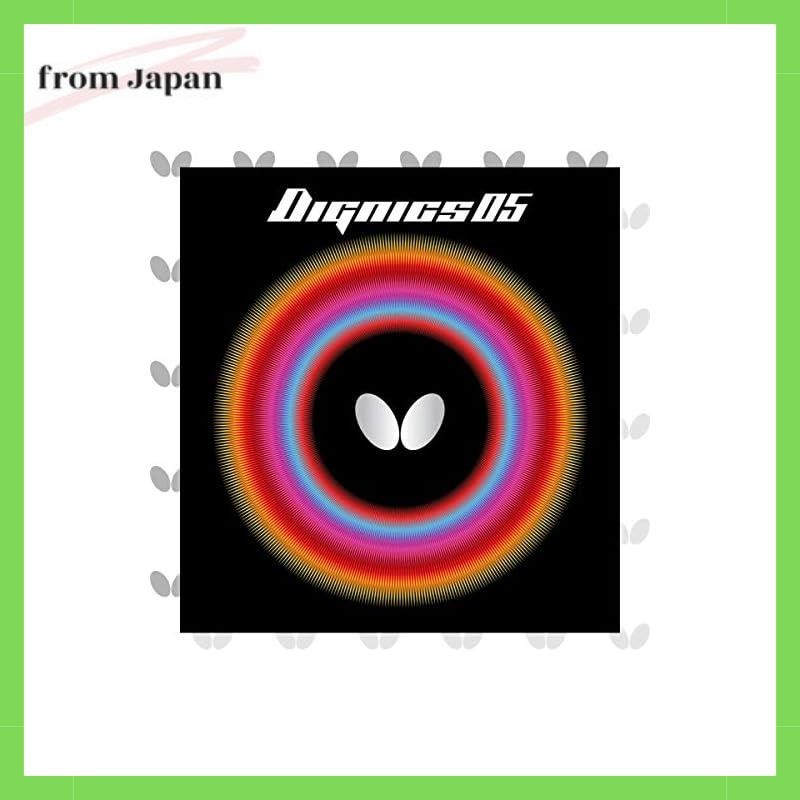 Tamasu ยางปิงปองผีเสื้อ Dignics 05 High Tension Back Soft 06040 สีแดงหนา
