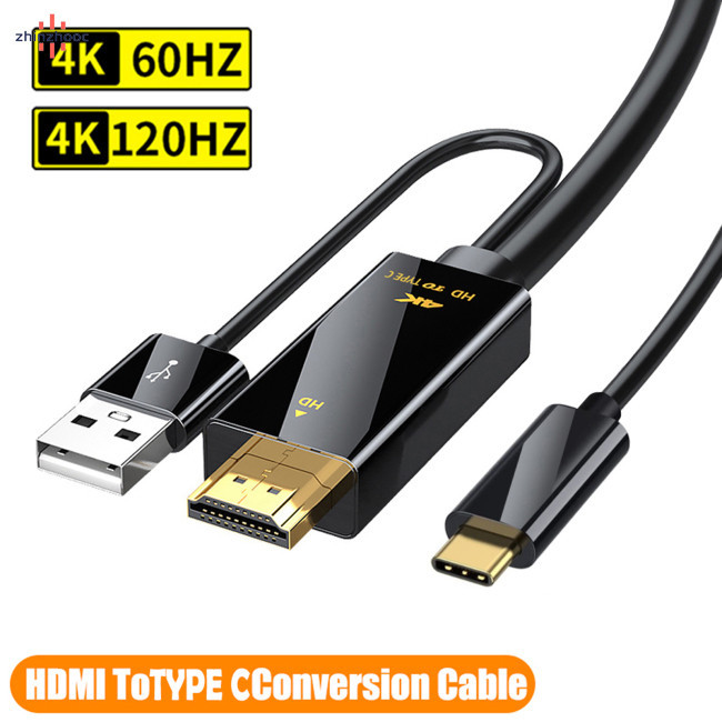 Vip Hdmi เข้ากันได้กับ Type-C Monitor Link Cable 4k 60hz รองรับ Hdmi Usb C อะแดปเตอร์สําหรับ Lg Ultr