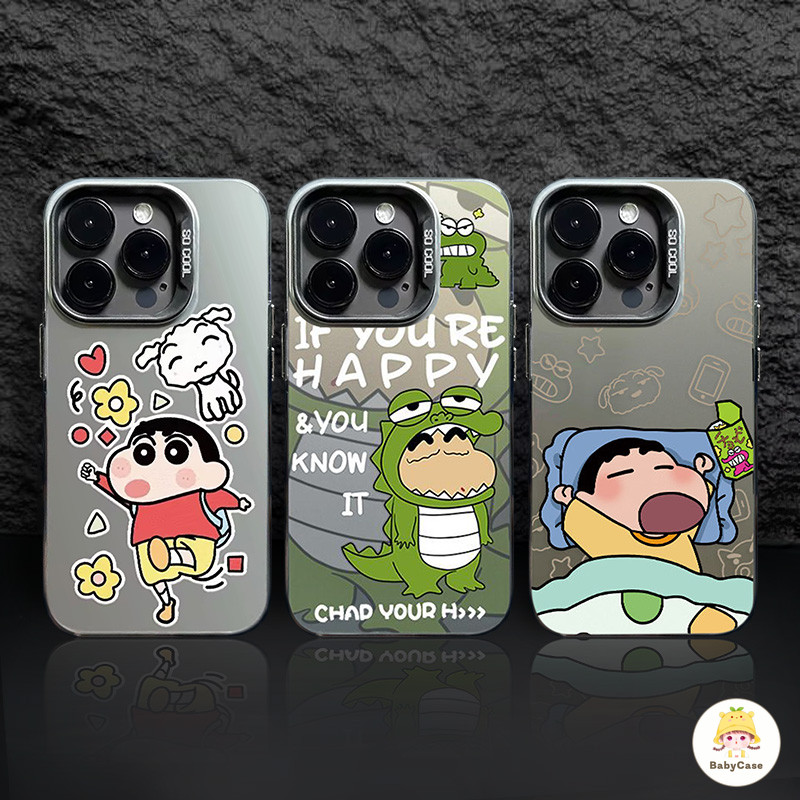 เครยอนชินจังน่ารักที่สร้างส เคสOPPO A16 A7 A17 A38 A5s A12 A15 A18 A78 A17K A58 A54 A31 A57 A77s A77 A76 A74 A53 A55 A3s