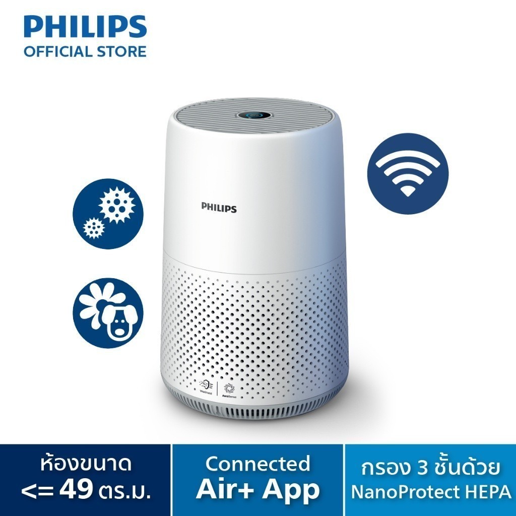 [Surprise FS] Philips Air Purifier เครื่องฟอกอากาศฟิลิปส์ Series 800i AC0850/21 สำหรับห้องขนาด 16-49 ตร.ม.