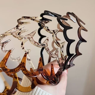 Vintage PC ฟันคลื่น Headwear Hairbands เครื่องประดับผมสําหรับสาวหวาน