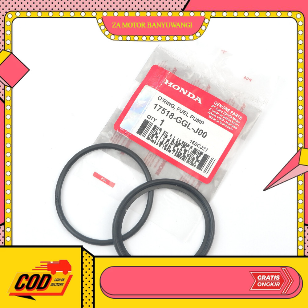 ซีลปั๊มเชื้อเพลิงเดิม Beat - Honda Beat FI การใช้ปั๊ม Oring Seal - Vario 150 ซีลน้ํามัน - 17518-GGL-