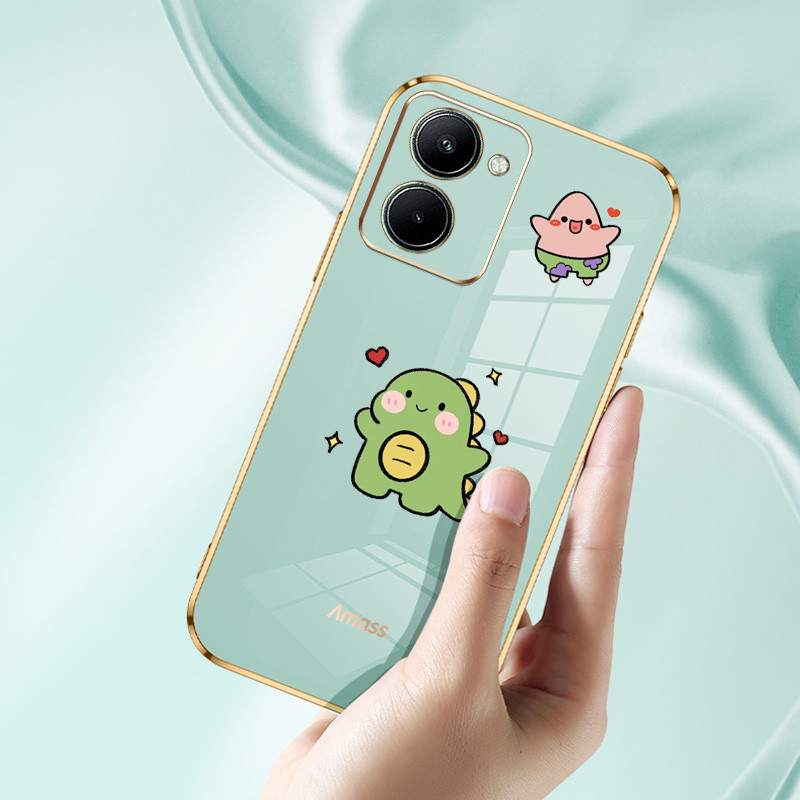 เคสสําหรับ Vivo Y03 Y18E Y18 Y28 4G การ์ตูนสัตว์รูปแบบกันกระแทกนุ่มเคสป้องกันโทรศัพท์ - รูปที่ 7
