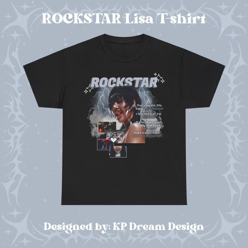 2024 ROCKSTAR LISA, Unisex Heavy Cotton Tshirt