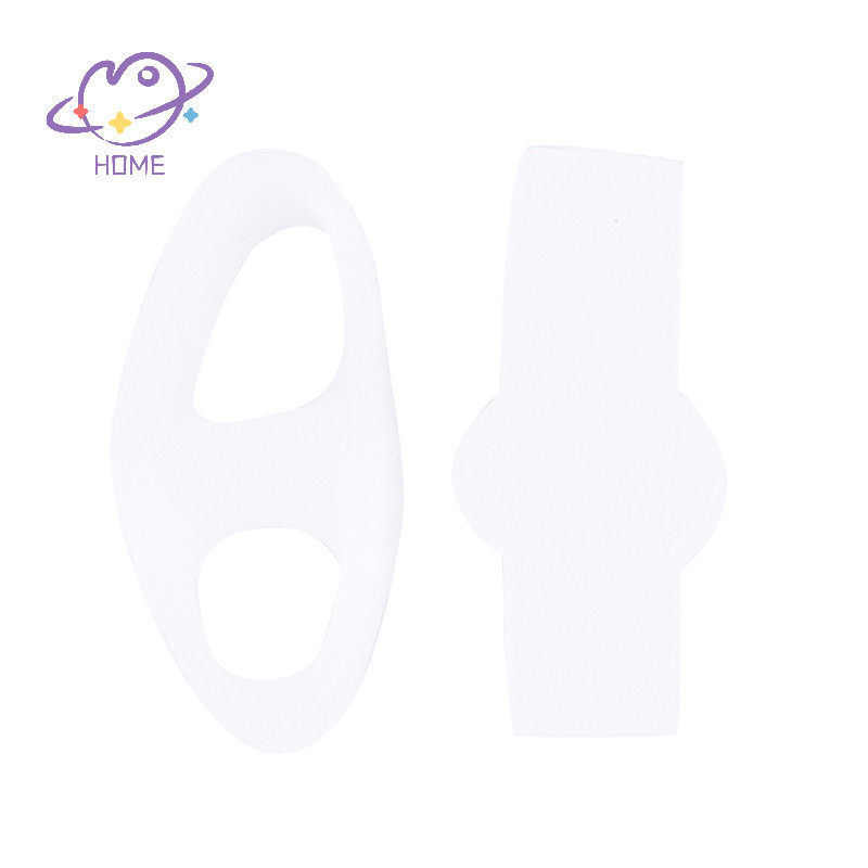 [mayhome] 2 ชิ้นซิลิโคนเจลนิ้วเท้าที่หนีบผมตรงแยกตาปลา Corrector บรรเทาอาการปวด {TH}