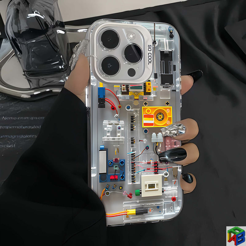 Mechanical Construction Apple 15pro เคสโทรศัพท์ Iphone13/14plus Creative 11/12 Niche Xs Soft 7/8P