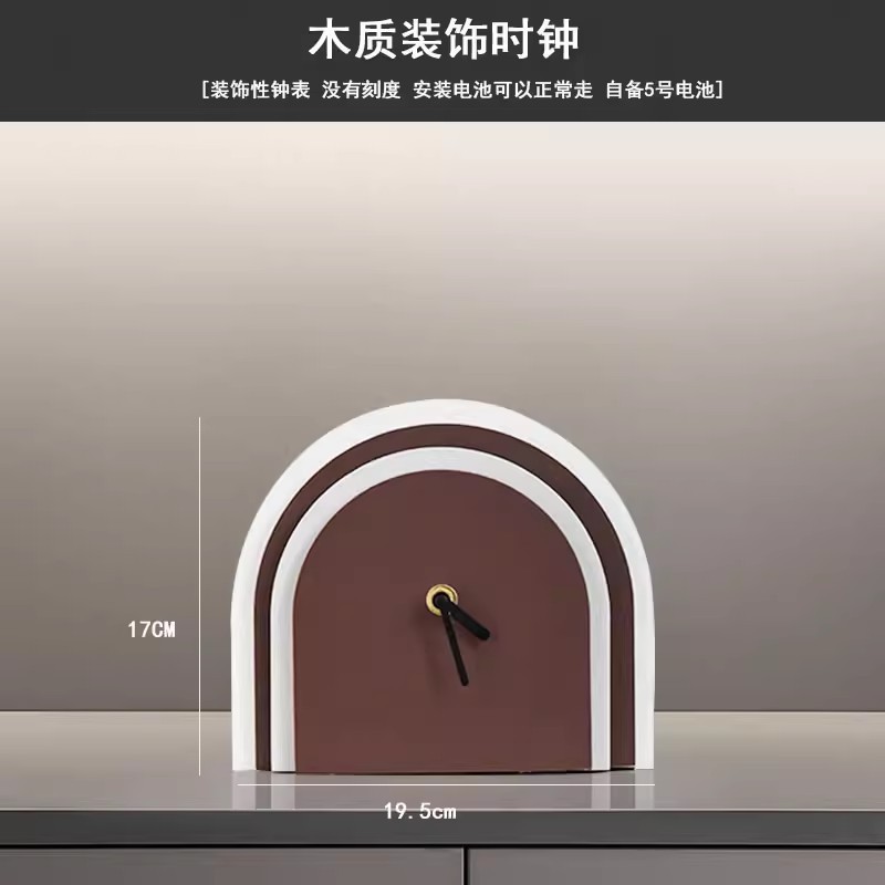 โมเดิร์น Nordic High-End Earth สีนุ่มตกแต่งบ้านห้องพักห้องนั่งเล่นตู้ทีวีตู้ไวน์ตกแต่งศิลปะ - รูปที่ 6