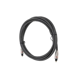 ✅มาตรฐาน GLINK GL-166 OPTICAL Audio Cable Interface Fiber Optic สายออฟติคอล สัญญาณเสียง สายถัก 24K Gold plated Connector