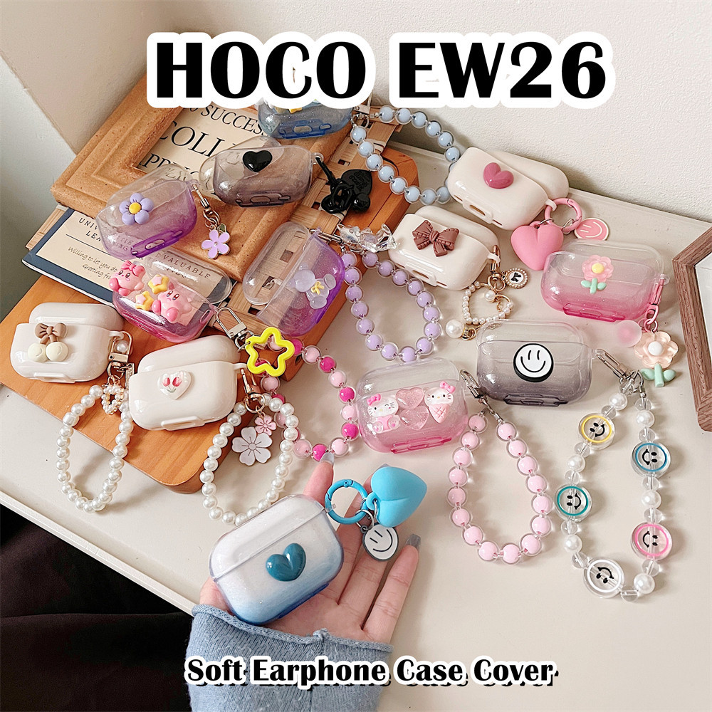 READY STOCK!นําไปใช้กับ HOCO EW26 เคส Case เคสหูฟัง DIY ทนต่อการตกกระแทก ซิลิโคนนุ่ม เคส เคสหูฟัง