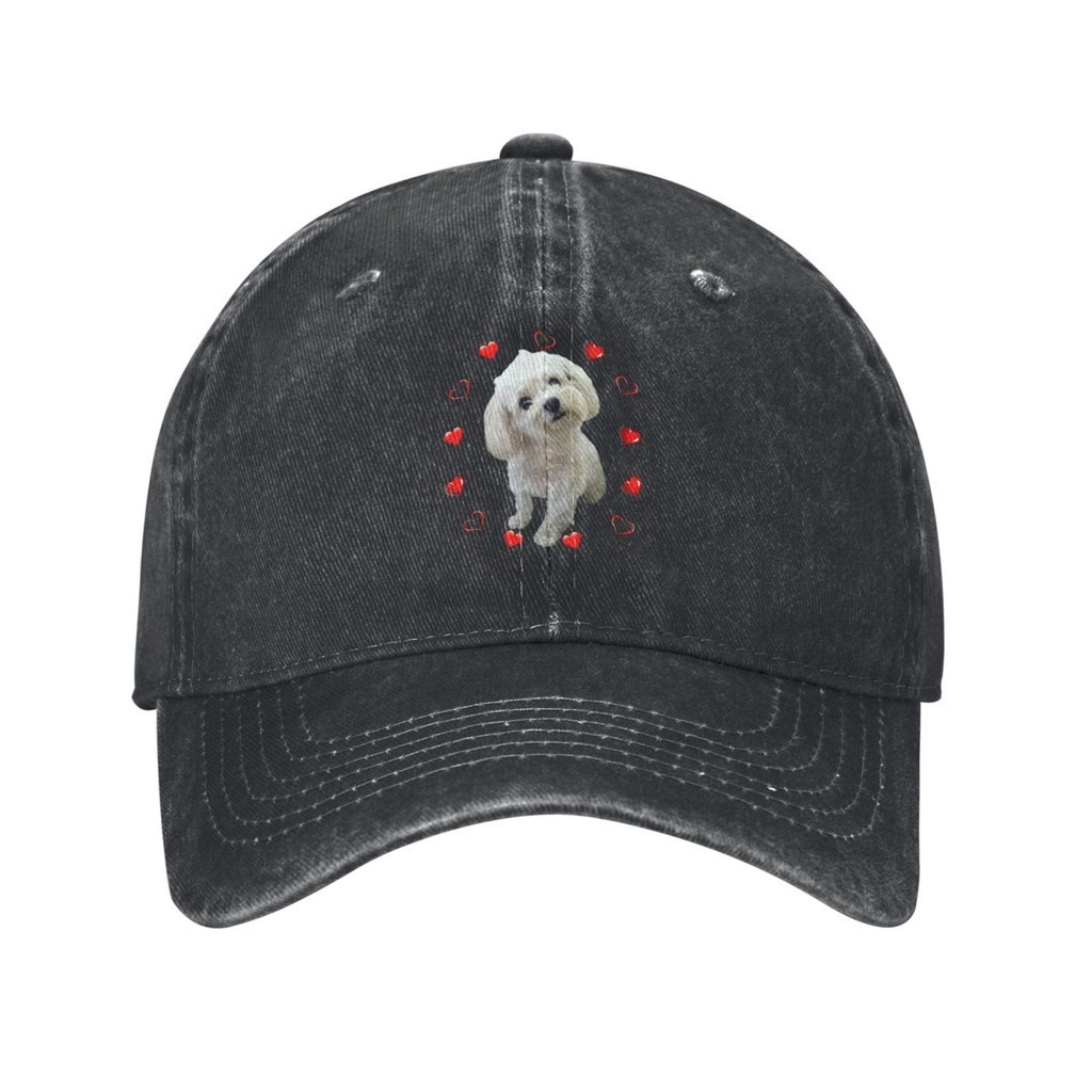 Maltese Dog Lover Puppy Owner Maltipoo Mix Fans HeartsPersonality Cotton Soft Baseball caps