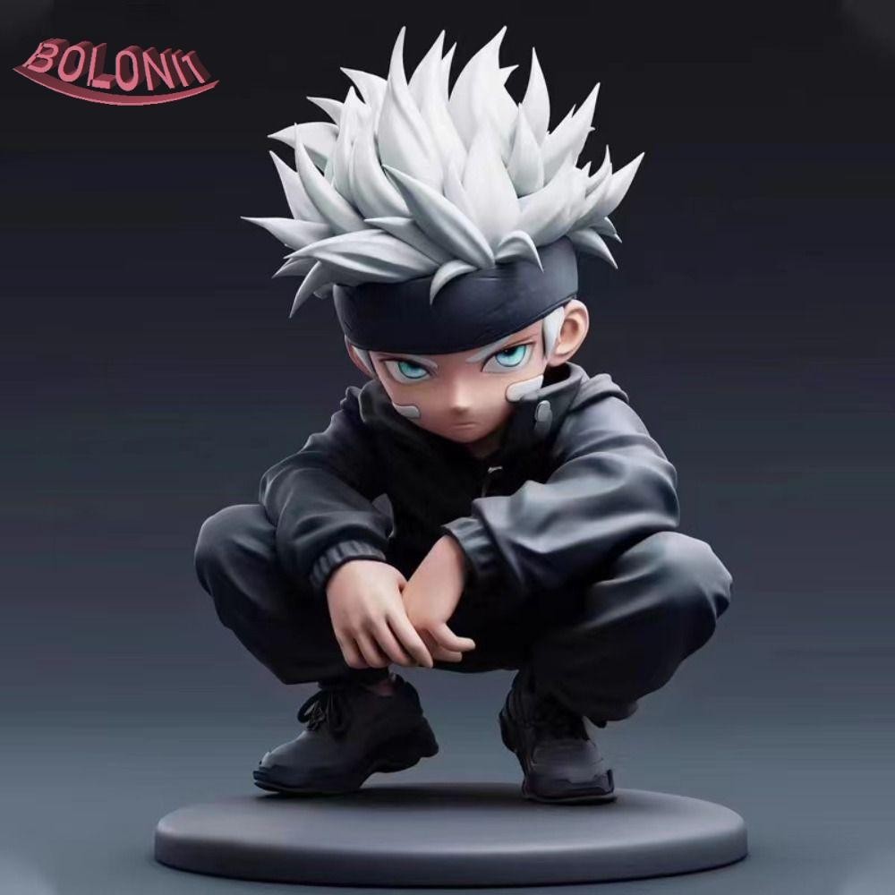 Bo Jujutsu Kaisen อะนิเมะรูป, Gojo Satoru PVC Jujutsu Kaisen Action Figure, น่ารักมังงะFigurine รูปปั้นภาพเคลื่อนไหวอุปกรณ์ต่อพ่วงอะนิเมะตุ๊กตาของเล่นเดสก์ท็อปตกแต่ง