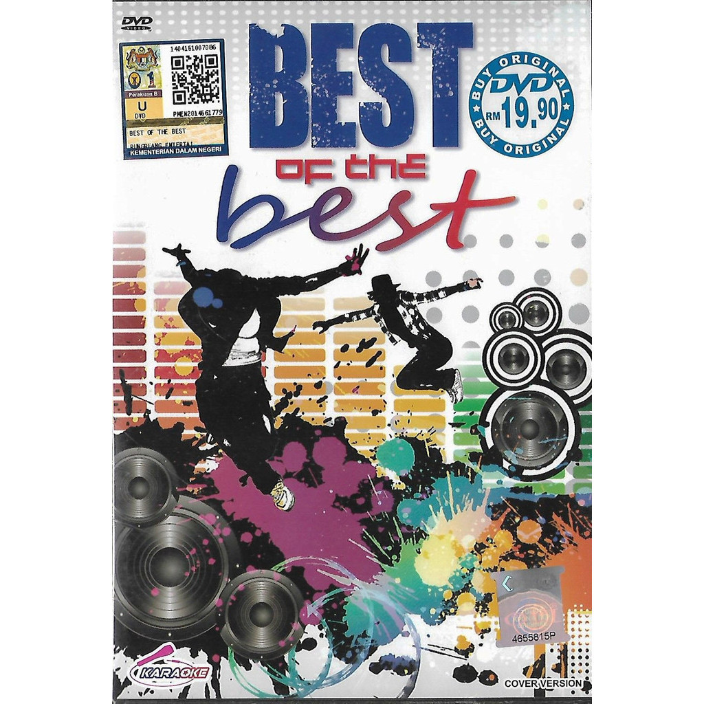 Best of The Best 1990s Top English Songs DVD Karaoke Cover Version Linkin Park Britney Spears Celine