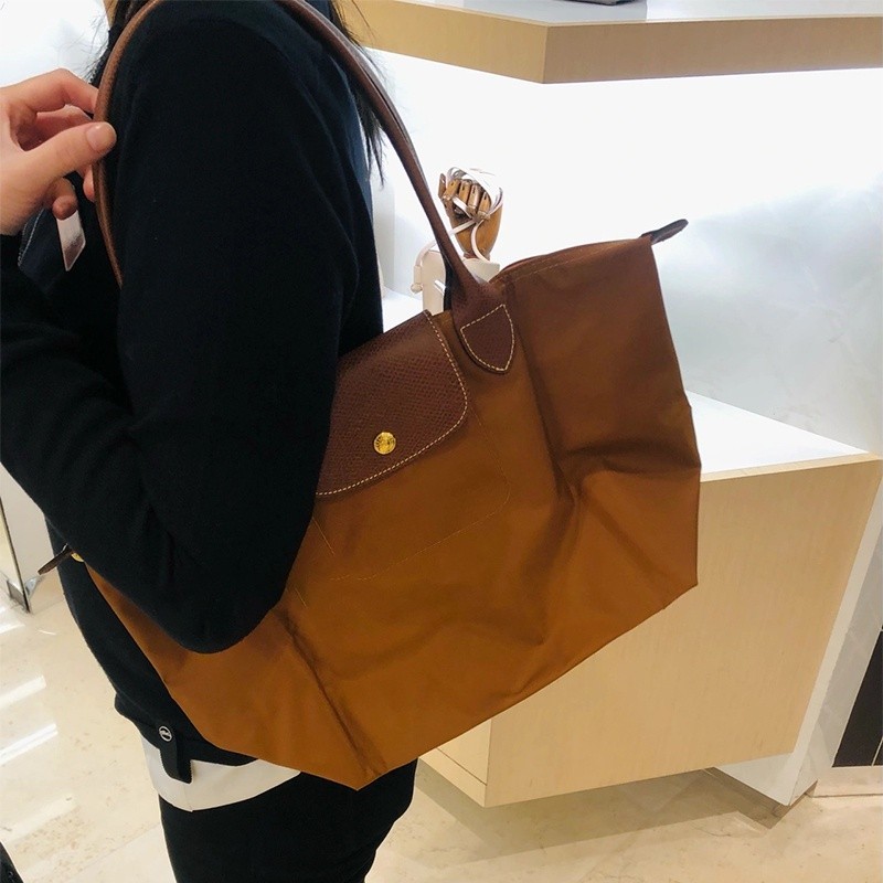 2025 Stock Bag Le PliageTote Bag กระเป๋าช้อปปิ้ง กันน้ํา พับได้