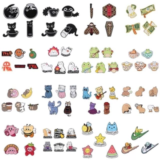 100 ชุด 2-7 ชิ้น Magic Academy อะนิเมะเข็มกลัด Miyazaki Hayao การ์ตูน Badge Pokémon น่ารัก Lapel Pin เสื้อผ้าอุปกรณ์เสริมเครื่องประดับของขวัญ