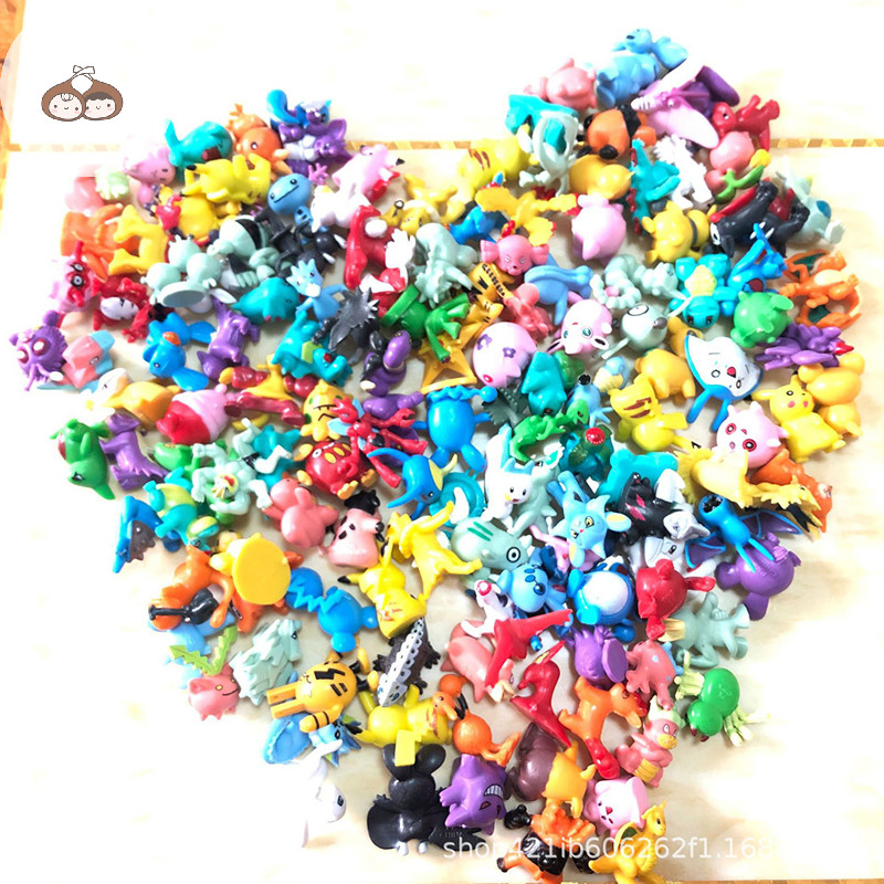 Bef 24 ชิ้นรูปแบบที่แตกต่างกัน 2.5-3 ซม.ร้อนอะนิเมะ Pokemon Action Figure ของเล่นเด็กวันเกิด TH