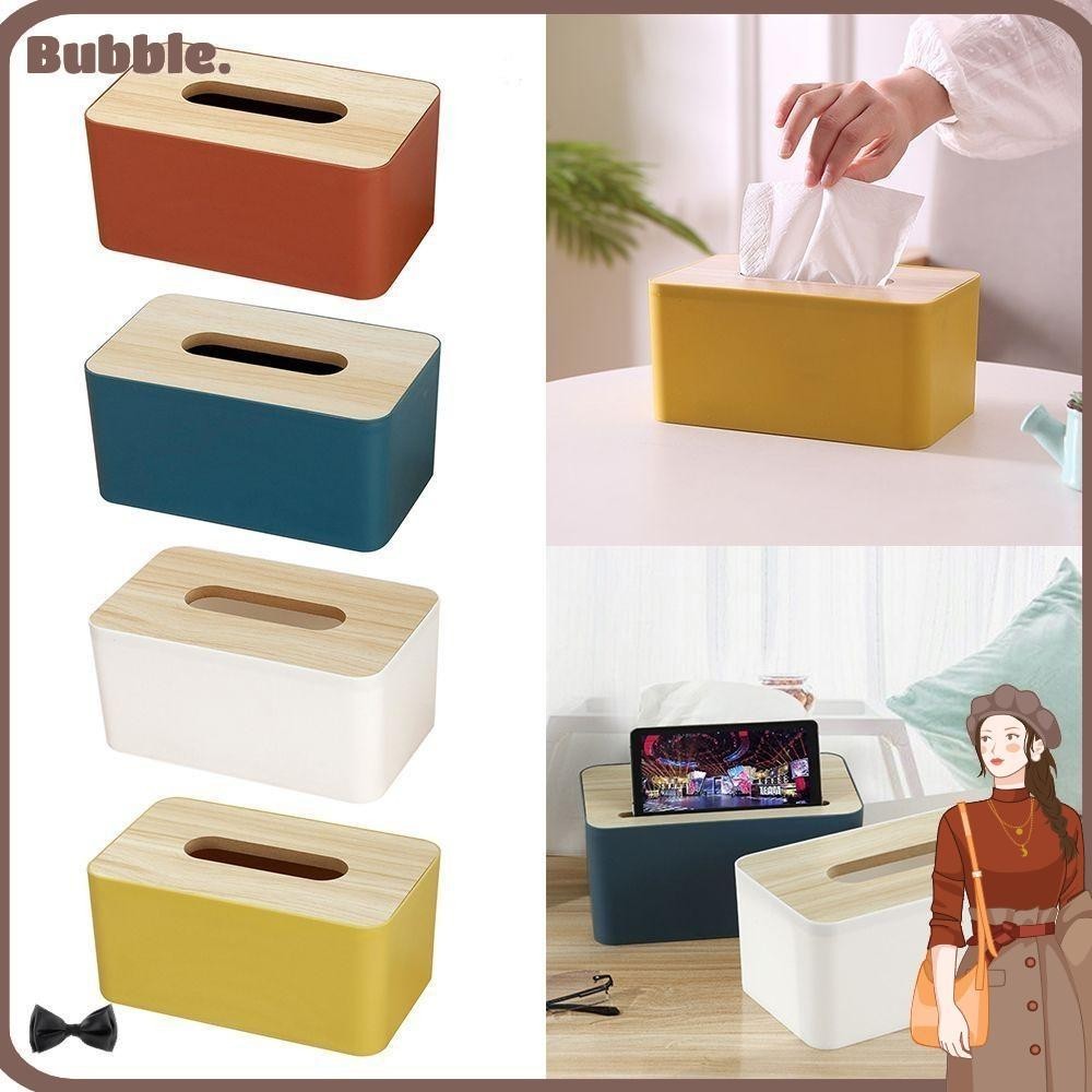 Bubble กล่องใส่ทิชชู่ แบบตั้งโต๊ะ ของใช้ในครัวเรือน สําหรับห้องน้ํา
