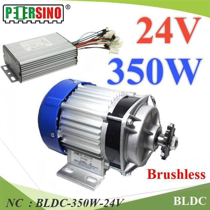 NC มอเตอร์ BLDC 350W 24V Motor บลัสเลส ไร้แปลงถ่าน BLDC-350W-24V