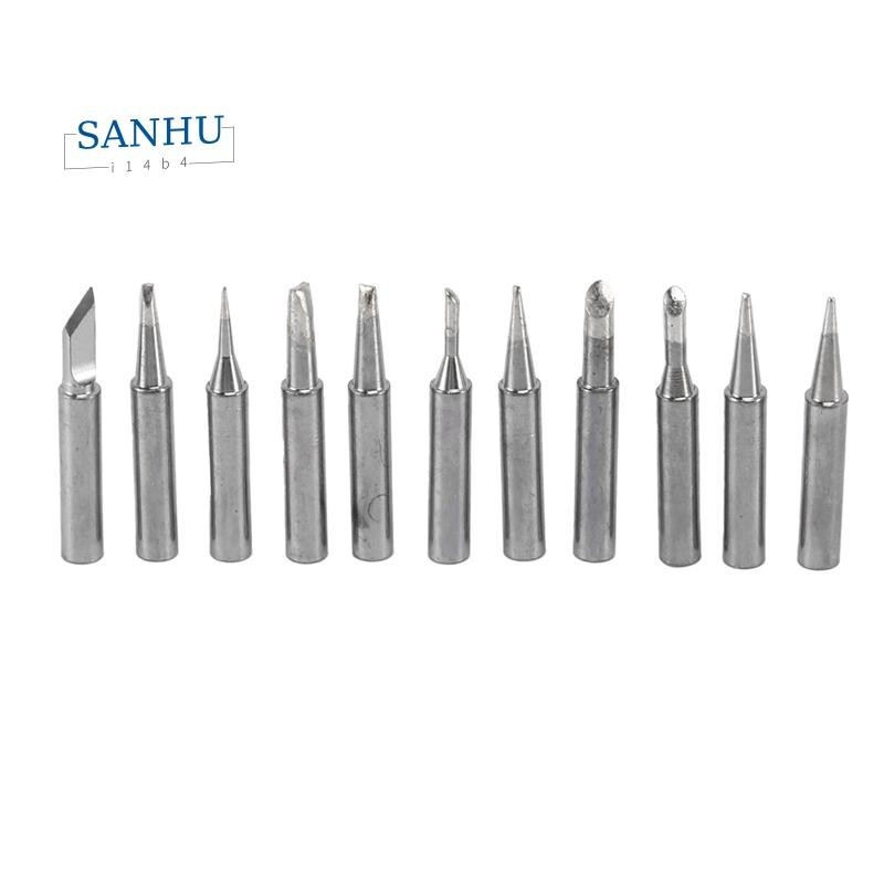 【sanhui14b4 】11 ชิ้นบัดกรีเหล็กเคล็ดลับชุด 900M-T สําหรับเครื่องมือสถานีบัดกรี 900M 936 737 907