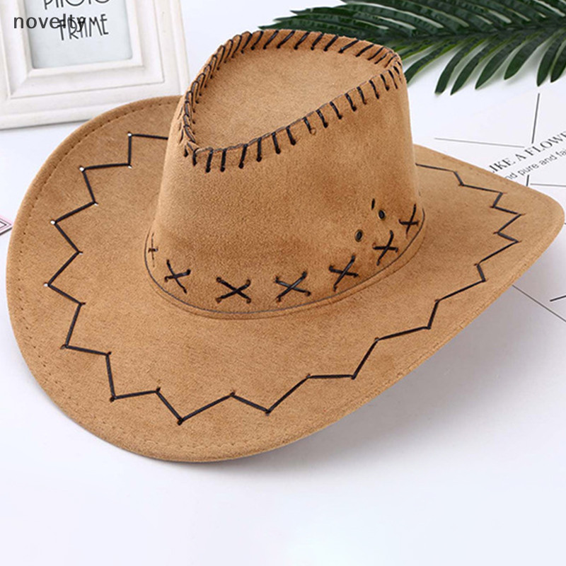 Nly หมวกคาวบอยตะวันตกราคาถูกหมวกคาวบอยสําหรับสุภาพบุรุษ Cowgirl Jazz Cap N